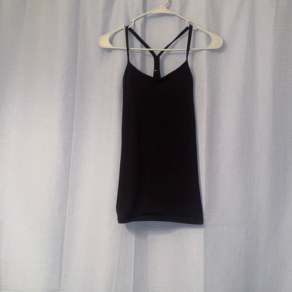 Lululemon Black Power Y Tank